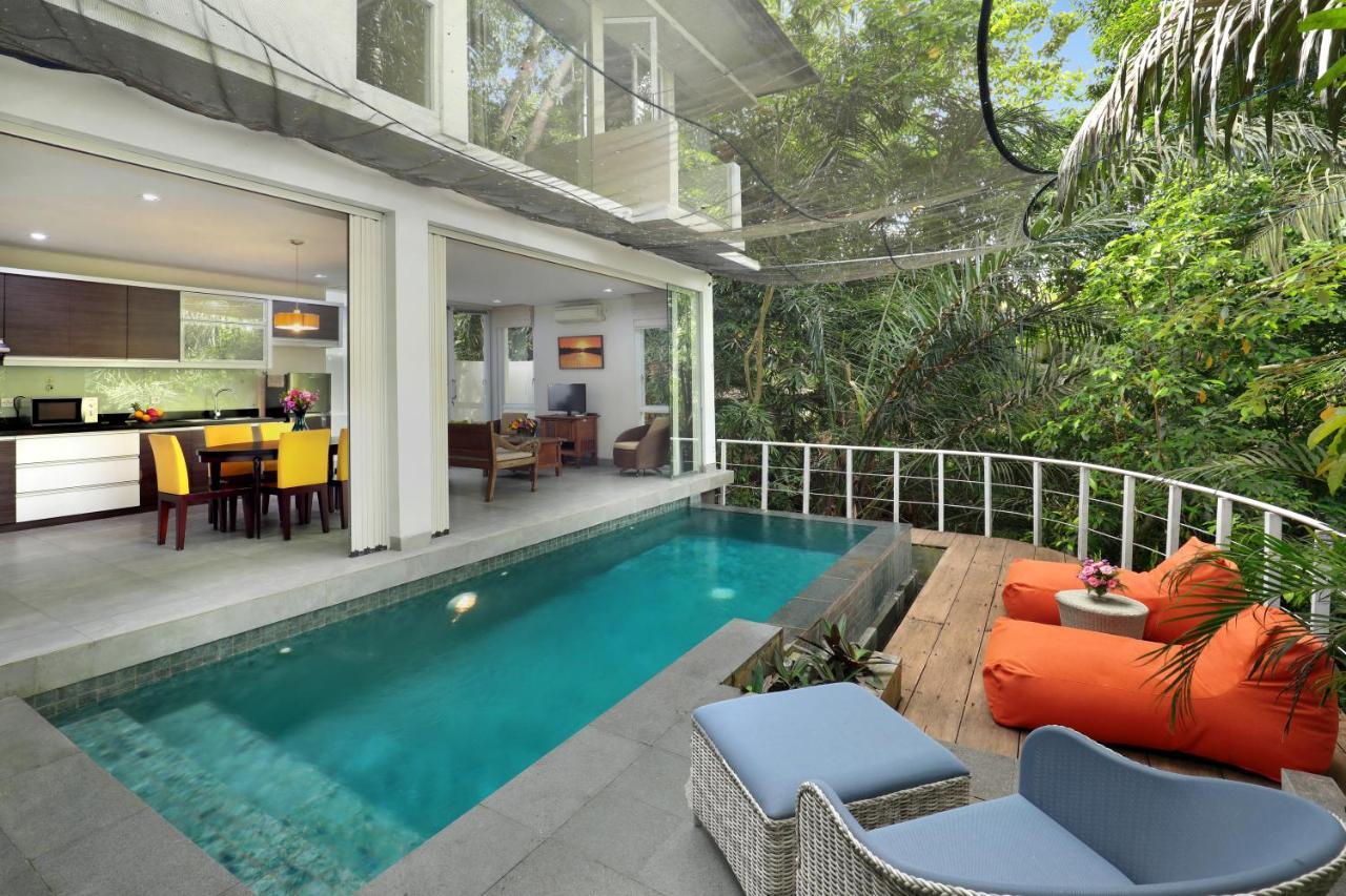 Waterfall Villa Ubud Esterno foto