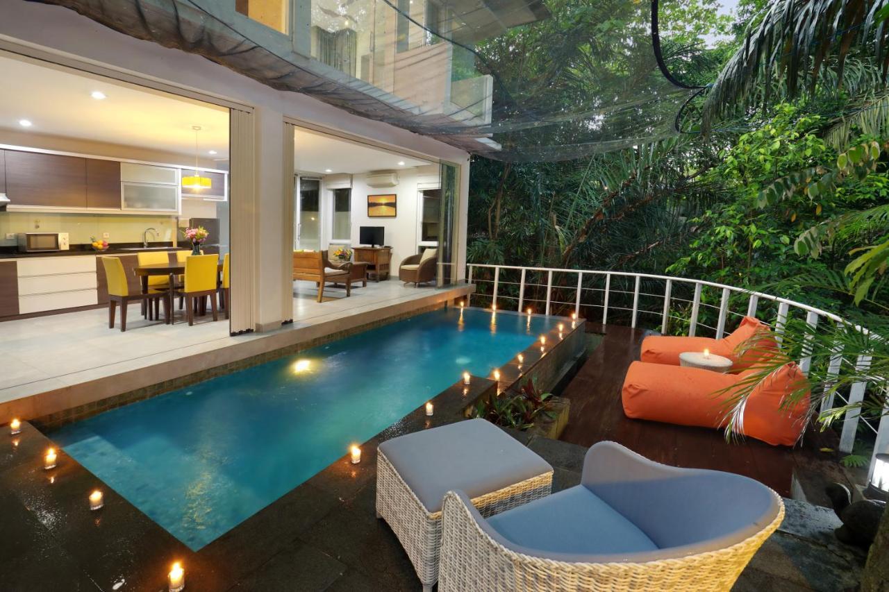 Waterfall Villa Ubud Esterno foto